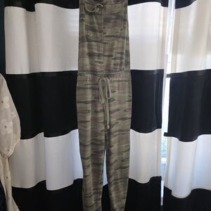 Wallflower Camo Jumpsuit with Drawstring